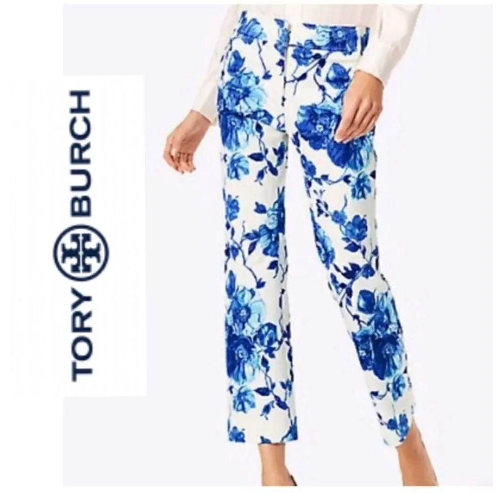 TORY BURCH kara pant rosemont floral